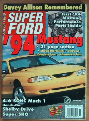 SUPER FORD 1993 NOV - '66 GT350 CONVERTIBLE, ALLISON